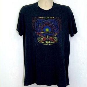 Bella & Canvas - Vintage Dave Tour One Night Only Graphic Dark Gray T Short LG